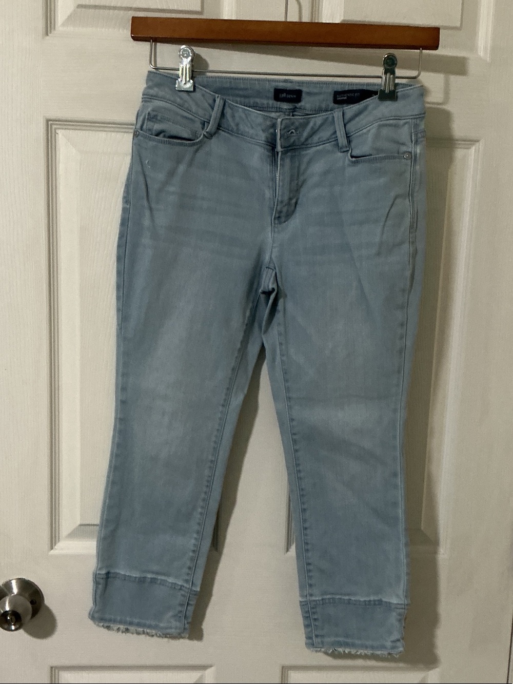 J. Jill authentic fit cropped denim jeans size 2 petite